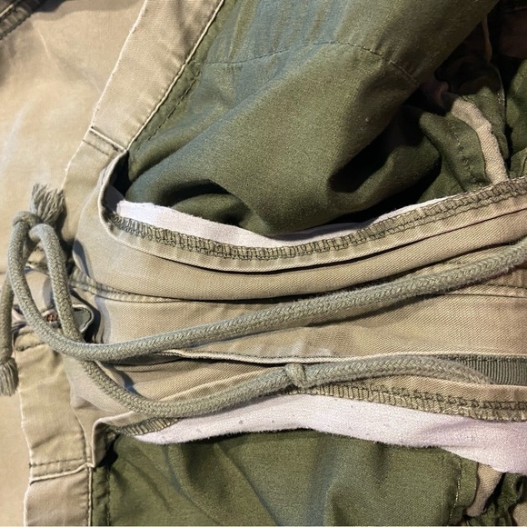 Madewell Sz S Fleet Jacket Olive Green Cotton Full Zip Military Anorak Shacket - Picture 9 of 11